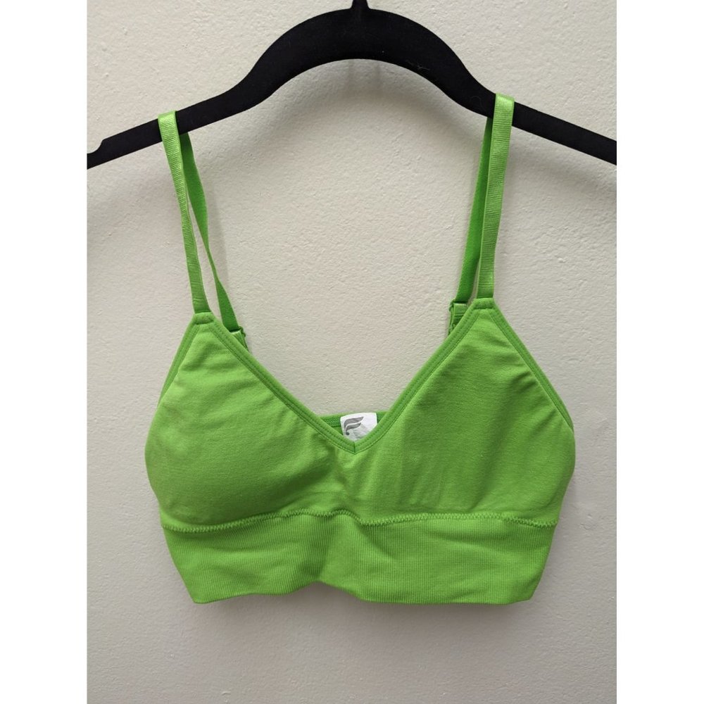 Fabletics Green Sports Bra Size Small